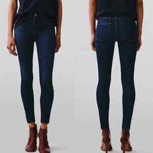 AGolde Sophie High Rise Skinny Jeans Dark Wash Size 29